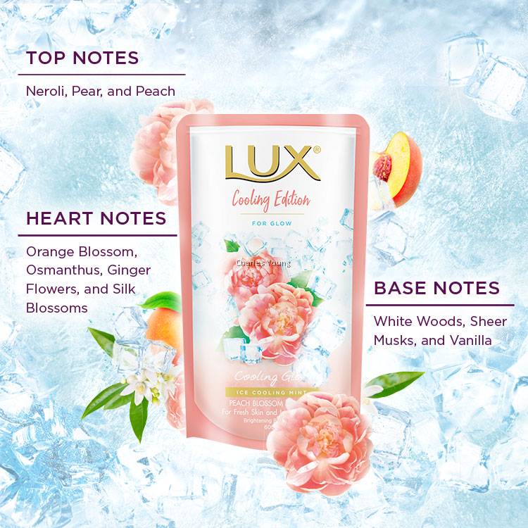 LUX Cooling Edition Cooling Glow Body Wash Refill (600ml)
