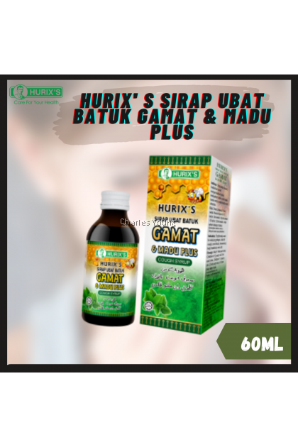 Hurix S Sirap Ubat Batuk Gamat Madu Plus 60ml