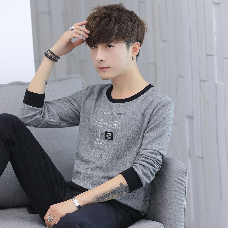 Cy W002 Man Sweater Knitted Kpop Casual Office Wear Korean Shirt