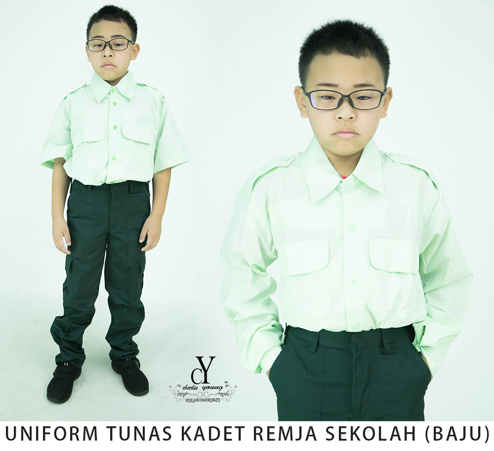 CY 2907 SCHOOL UNIFORM SHIRT TUNAS KADET REMAJA SEKOLAH ...