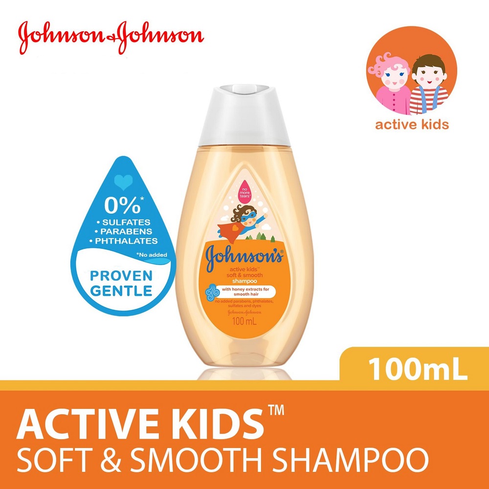 Johnsons Active Kids Soft & Smooth Shampoo 100ml