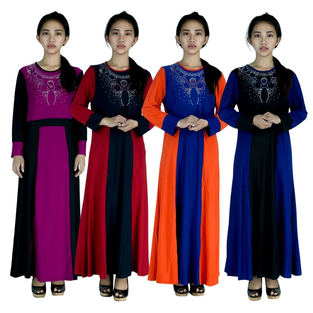 CY 73842B PLUS SIZE WOMAN JUBAH DRESS MUSLIMAH / JUBAH KURUNG DEWASA ...