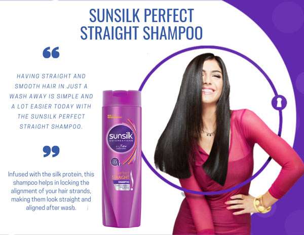 Sunsilk Perfect Straight Shampoo 160ml 320ml 650ml