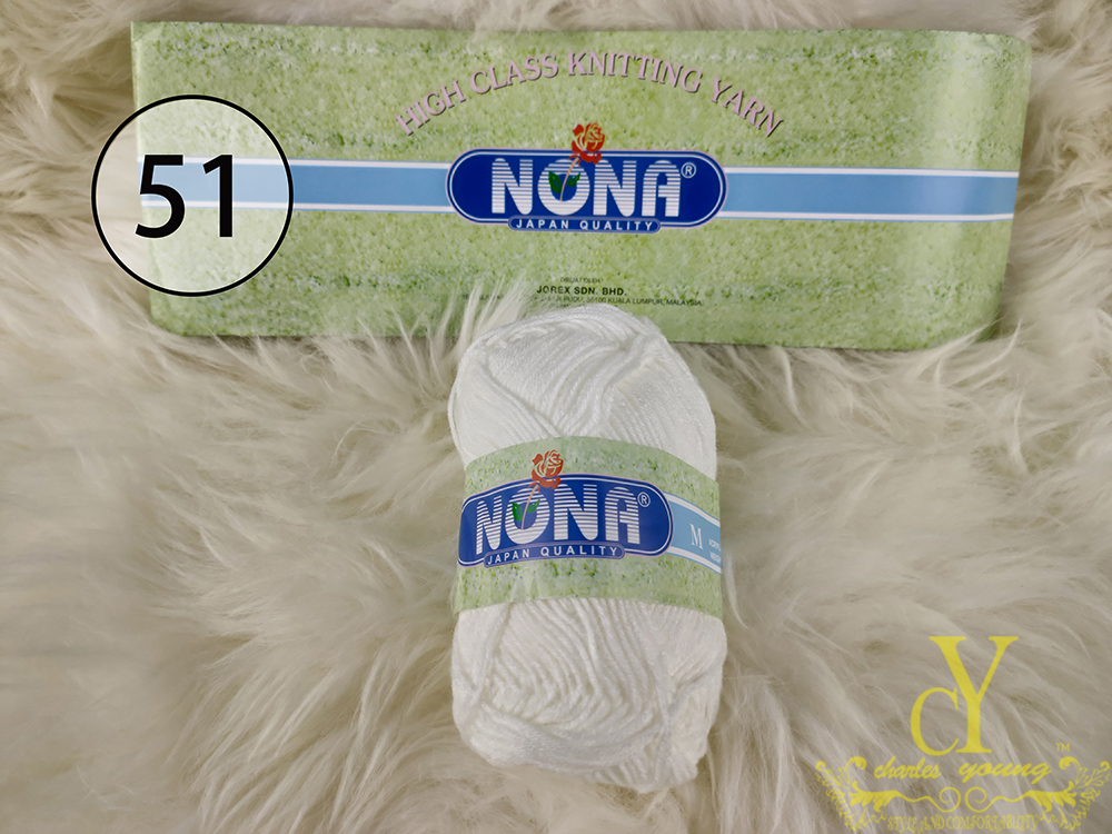 Acrylic Yarn Colorful Acrylic Yarn Diy Knitting Craft Yarn Nona Japan 40gm Benang Kait Nona Knitting Yarn Nona 1 Biji