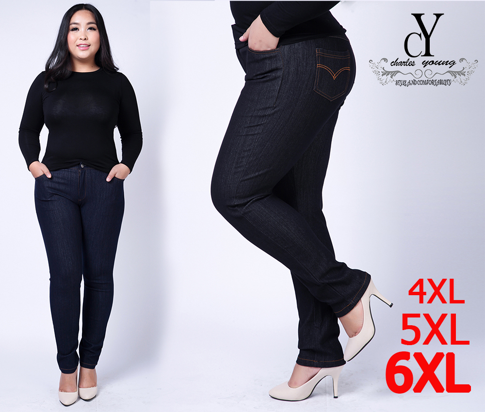 CY 1907 WOMAN CASUAL PANTS BIG PLUS SIZE SELUAR SIZE BESAR 3XL 4XL 5XL 6XL